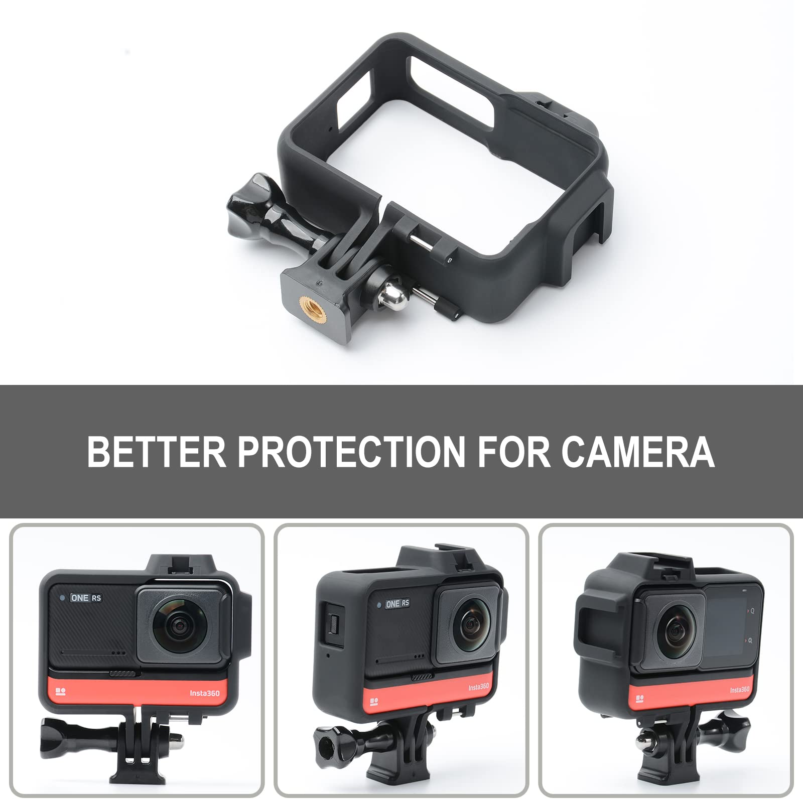 Insta360 ONE RS Mounting Bracket Protective Case Cage Accessories for Fast Installation - View 7 of 7