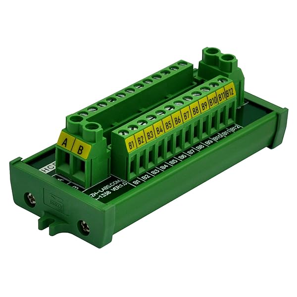HCDC 30Amp 300V 2x12 Position Terminal Block Distribution Module Screw Mount for Reliable Electrical Connections - View 8 of 10