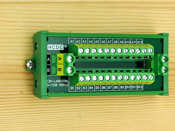HCDC 30Amp 300V 2x12 Position Terminal Block Distribution Module Screw Mount for Reliable Electrical Connections - View 10 of 10