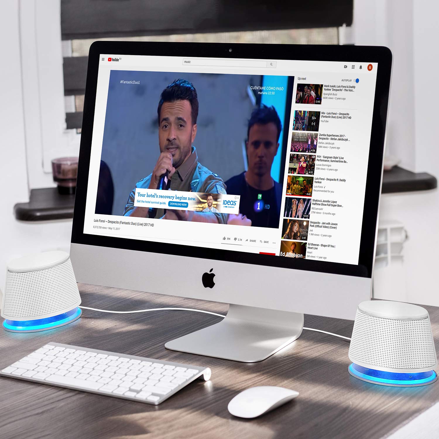 Sanyun Buy Sanyun SW102 Computer Speakers - 5Wx2 Deep Bass, USB Powered, Compact Stereo 2.0 for PC & Laptop - White - View 7 of 7