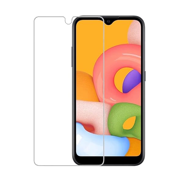 UPONEW UPONEW Tempered Glass Screen Protector for Samsung Galaxy A01 2 Pack Anti Scratch High Clear Bubble Free Front Protection - View 4 of 8