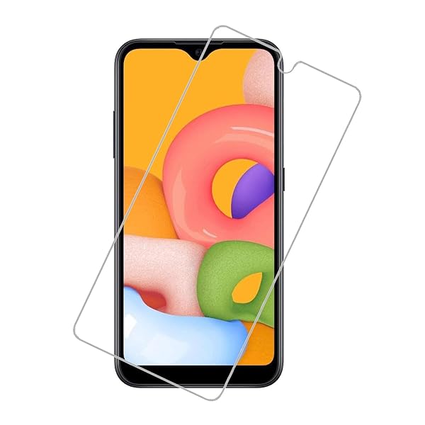 UPONEW UPONEW Tempered Glass Screen Protector for Samsung Galaxy A01 2 Pack Anti Scratch High Clear Bubble Free Front Protection - View 8 of 8