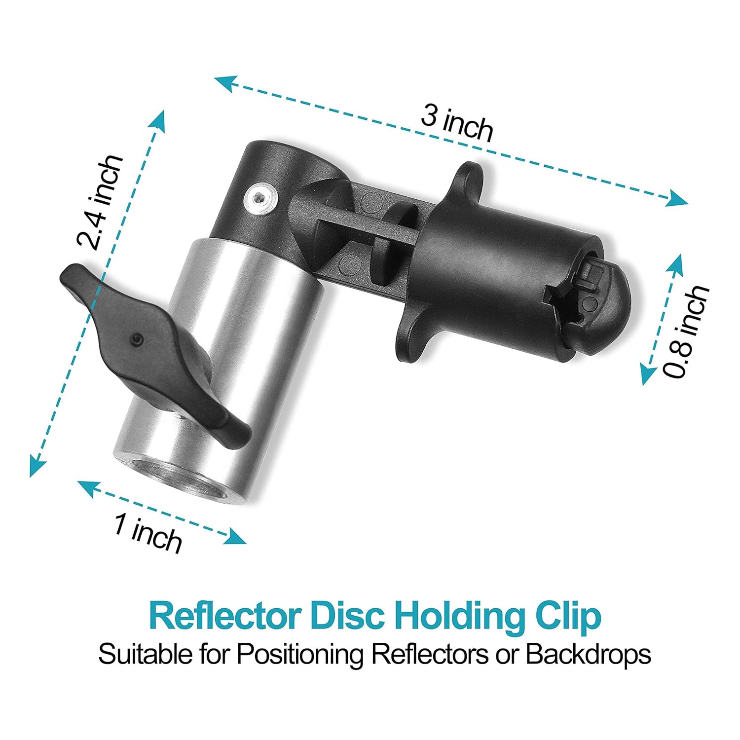 EMART EMART 8.5FT Green Screen Background Reflector Clip with Light Stand for Photography Video Studio Live Streaming and Youtuber Use - View 3 of 7