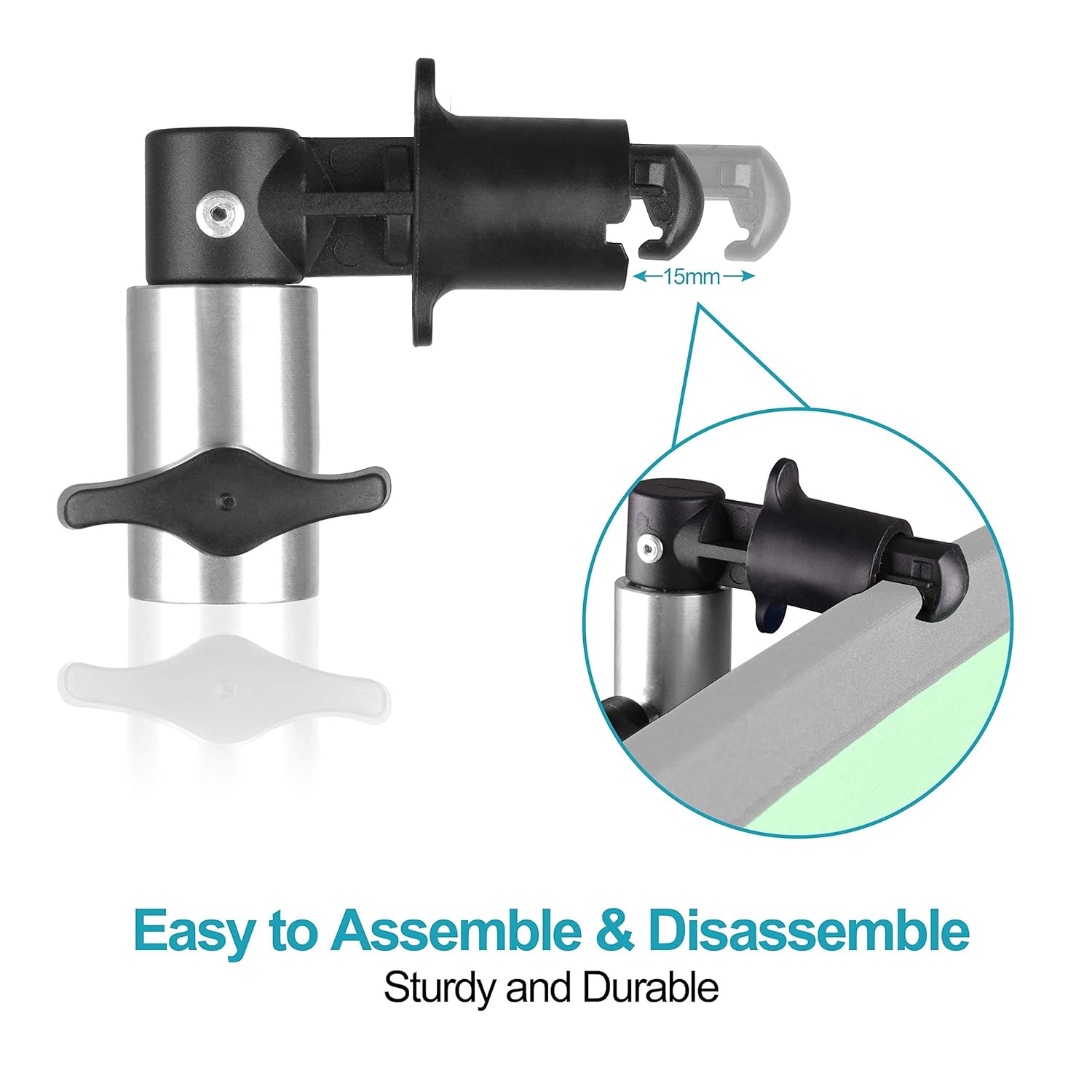 EMART EMART 8.5FT Green Screen Background Reflector Clip with Light Stand for Photography Video Studio Live Streaming and Youtuber Use - View 4 of 7