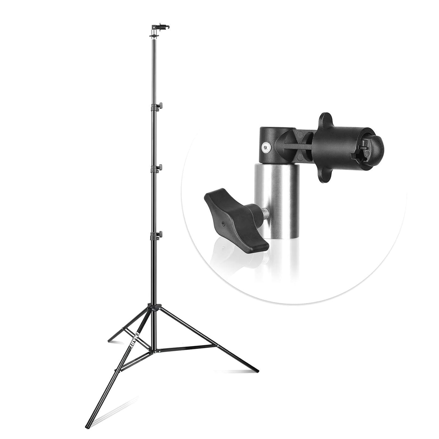 EMART 8.5FT Green Screen Background Reflector Clip with Light Stand for Photography Video Studio Live Streaming and Youtuber Use