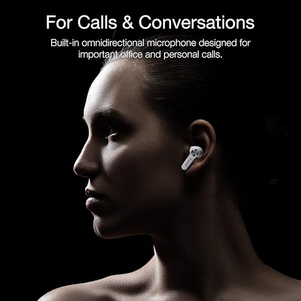 SuperX SuperX Bluetooth 5.0 Wireless Earbuds Sweatproof Headset with Charging Case and Built in Mic for Sport Pumping Bass Platinum Silver - View 7 of 9