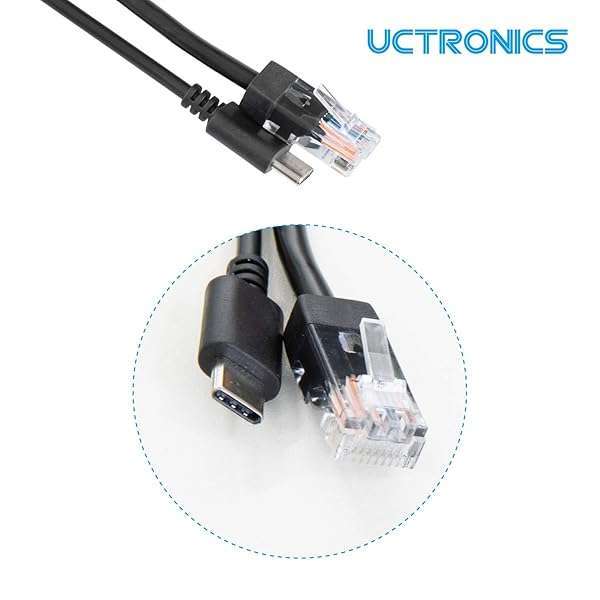 UCTRONICS UCTRONICS PoE Splitter USB-C 5V: Active Adapter for Raspberry Pi 4, Google WiFi & Security Cameras - View 5 of 7