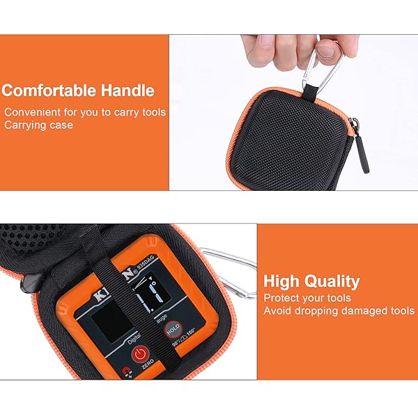Aenllosi Aenllosi Hard Carrying Case for Klein Tools 935DAG Digital Level Durable Protection and Easy Transport - View 7 of 7