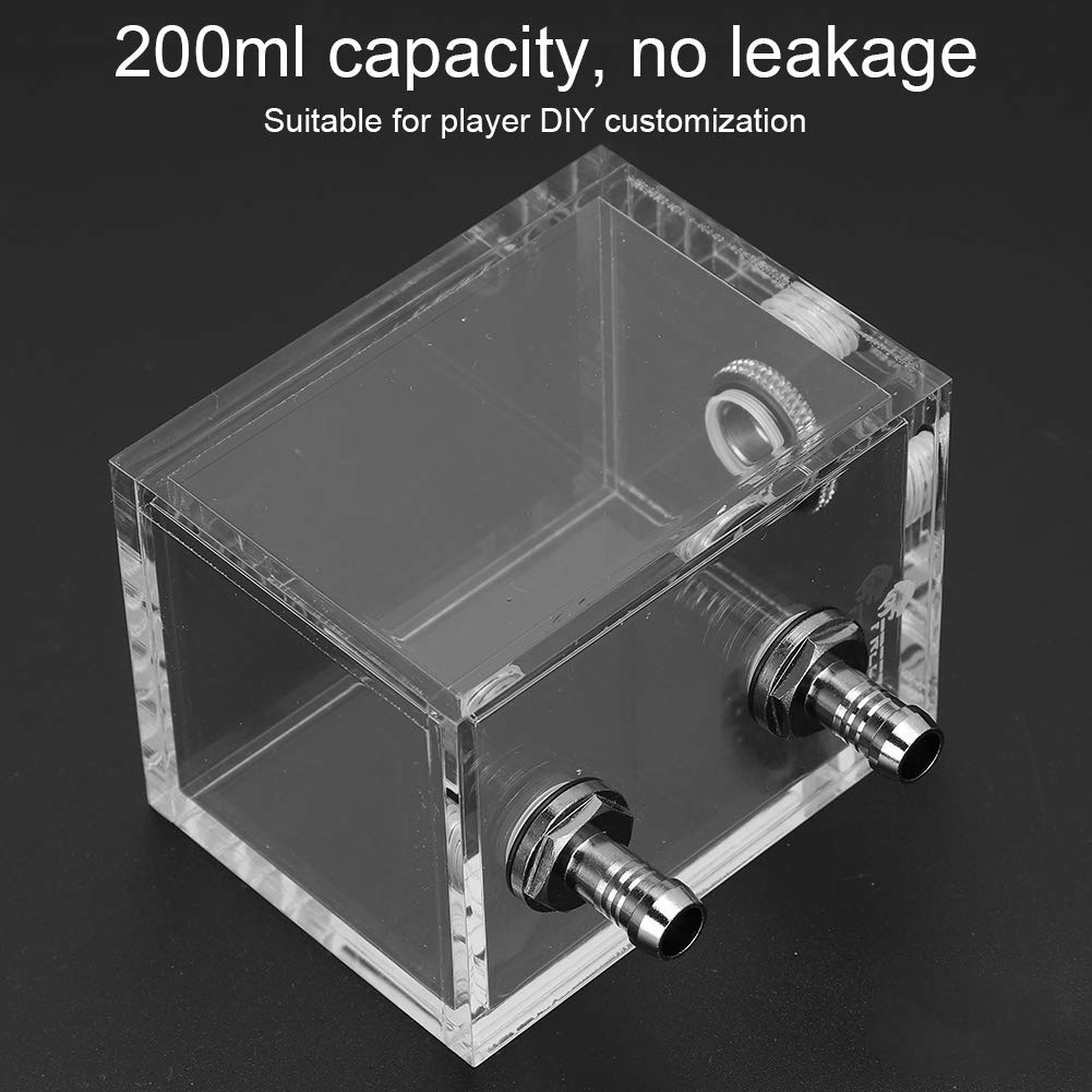 Hilitand 200ml Transparent Acrylic Water Cooling Reservoir for Ultra-Quiet Faster Heat Dissipation DIY Customization - View 8 of 9