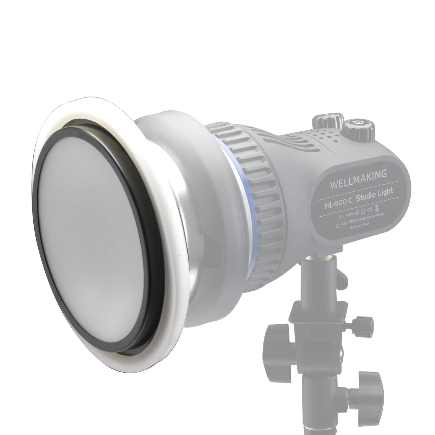 WELLMAKING WELLMAKING Soft Lighting Diffuser for Portrait and Video Shooting Bowens Mount Accessory - View 2 of 5