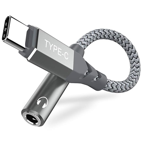 USB Type C to 3.5mm Headphone Jack Adapter for Samsung S24, Pixel 9, Note 20 & More - High-Quality Audio Dongle