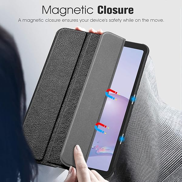 FINTIE Fintie SlimShell Case for Samsung Galaxy Tab A 8.4 2020 Ultra Thin Lightweight Tri-Fold Stand Cover Black - View 7 of 9