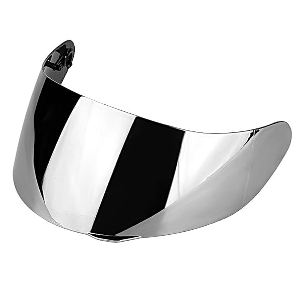 Qiilu Qiilu Motorcycle Wind Helmet Lens Visor Full Face Compatible with AGV K1 K3SV K5 Silver