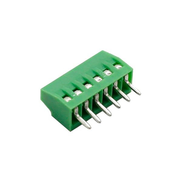 Hxchen Hxchen 6 Pin 2.54mm Pitch 150V 6A PCB Mount Screw Terminal Block Connector 20 Pcs for 26-18AWG Wiring - View 5 of 6