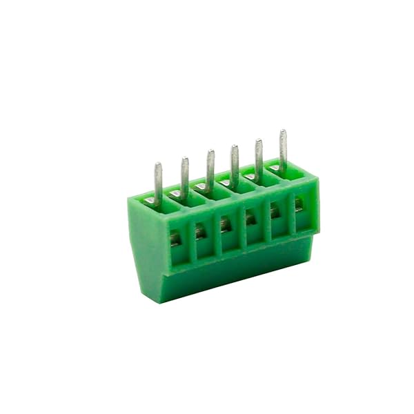 Hxchen Hxchen 6 Pin 2.54mm Pitch 150V 6A PCB Mount Screw Terminal Block Connector 20 Pcs for 26-18AWG Wiring - View 6 of 6