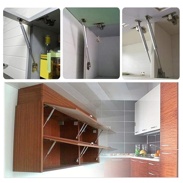 Hxchen Hxchen 4Pcs 6 Inch 30N Hydraulic Cabinet Hinge Soft Close Lid Support Gas Spring with Glue Head - View 8 of 10
