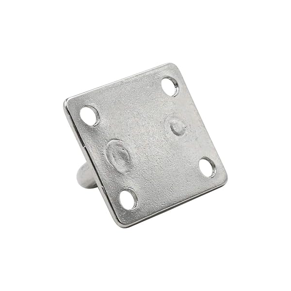 Hxchen Hxchen 10Pcs M5 Heavy Duty Pad Eye Plate Hook U Shaped Stainless Steel Hardware for Sail Shade and Hammock Installation - View 7 of 9