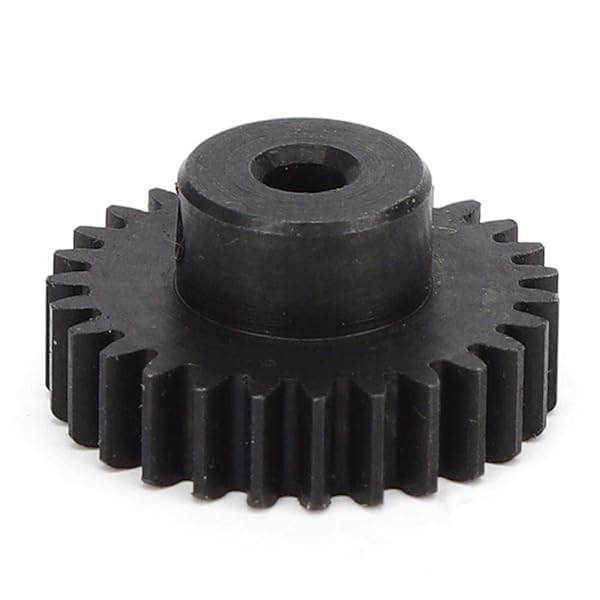 VBESTLIFE 27T Life Motor Pinion Gear with Screw for WLtoys 1/14 144001 RC Car - Upgrade Spare Parts (Black)