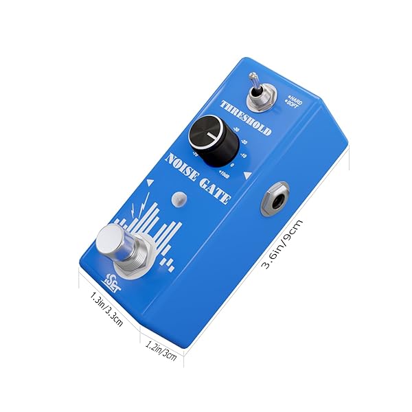 ISET ISET Noise Gate Pedal: Ultimate Noise Suppressor for Guitar & Bass with True Bypass - View 3 of 7