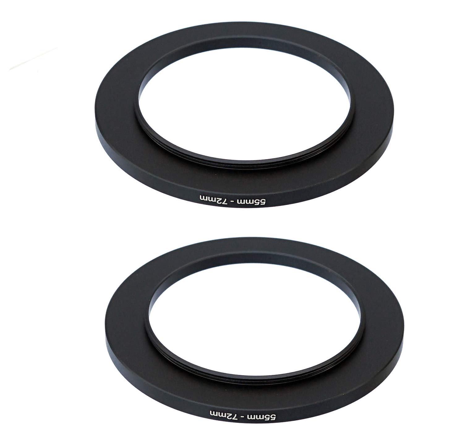 Fotasy 55-72MM Step-Up Ring Adapter (2 Pcs) for DSLR Lens - 55mm to 72mm Filter Ring for ND, UV, CPL & Infrared Filters - View 2 of 4
