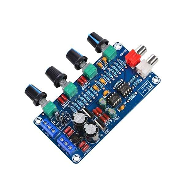 Comimark HiFi NE5532 OP-AMP Preamplifier Board - Volume EQ Tone Control for Superior Sound