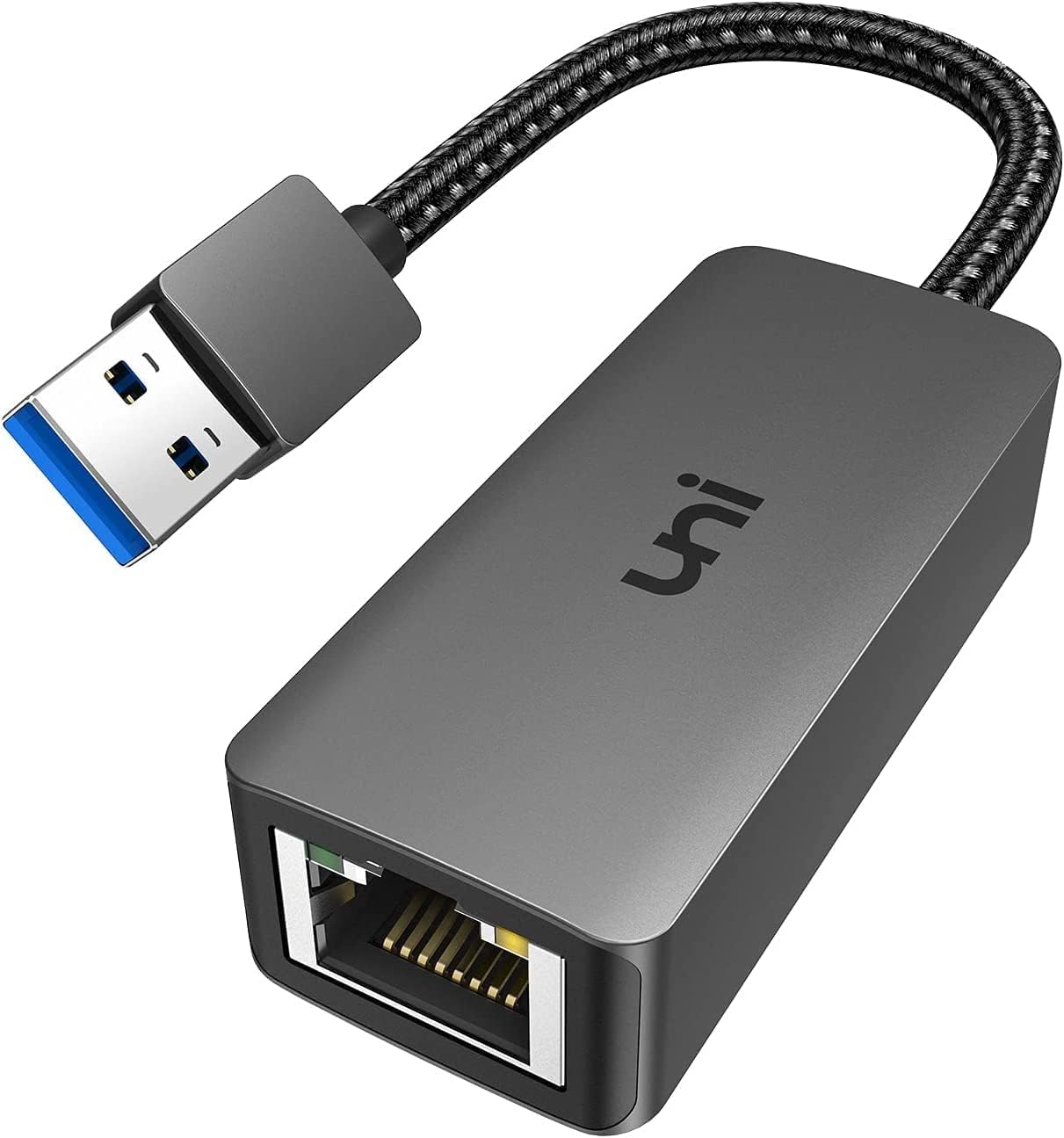 uni Driver-Free USB to Ethernet Adapter: 1000 Mbps Gigabit LAN for Laptop, MacBook, PC & Surface - Fast & Compatible!