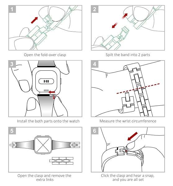 NewWays Stunning Crystal Bracelet for Galaxy Watch 5 & 4 - 40mm/44mm, Quick Release, Silver Band for Active 2 & Smartwatch - View 9 of 9