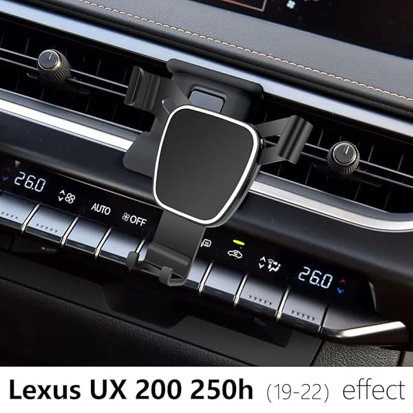 musttrue LUNQIN Car Phone Holder for Lexus UX 200 250h 2019 2020 Auto Accessories Navigation Bracket Mobile Cell Phone Mount - View 3 of 7