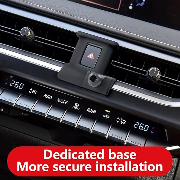 musttrue LUNQIN Car Phone Holder for Lexus UX 200 250h 2019 2020 Auto Accessories Navigation Bracket Mobile Cell Phone Mount - View 5 of 7