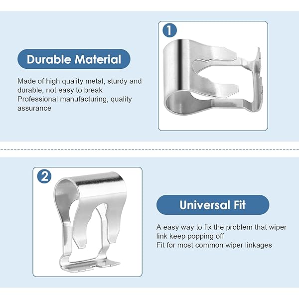 Yosoo Health Gear Windscreen Wiper Linkage Clip and Motor Repair Kit with Bushings for Wiper Arms Replacement - View 7 of 8