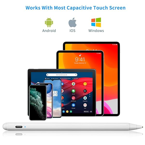 EDIVIA Acer Spin 3 Convertible Laptop Stylus Pen High Precision Active Digital Capacitive Pen with Ultra Fine Tip Touch Control Rechargeable White - View 3 of 7