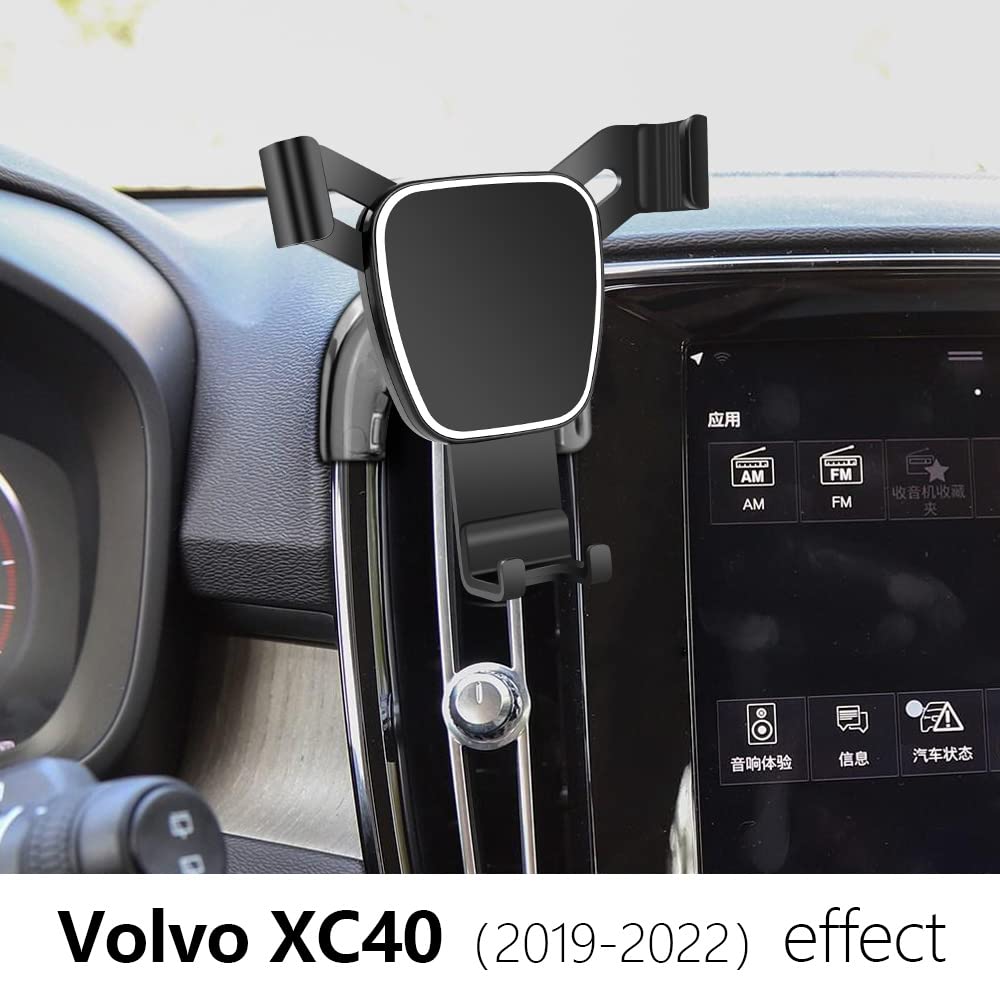 LUNQIN Car Phone Holder for Volvo XC40 2019 to 2025 SUV Auto Accessories Navigation Bracket Mobile Cell Phone Mount - View 2 of 6