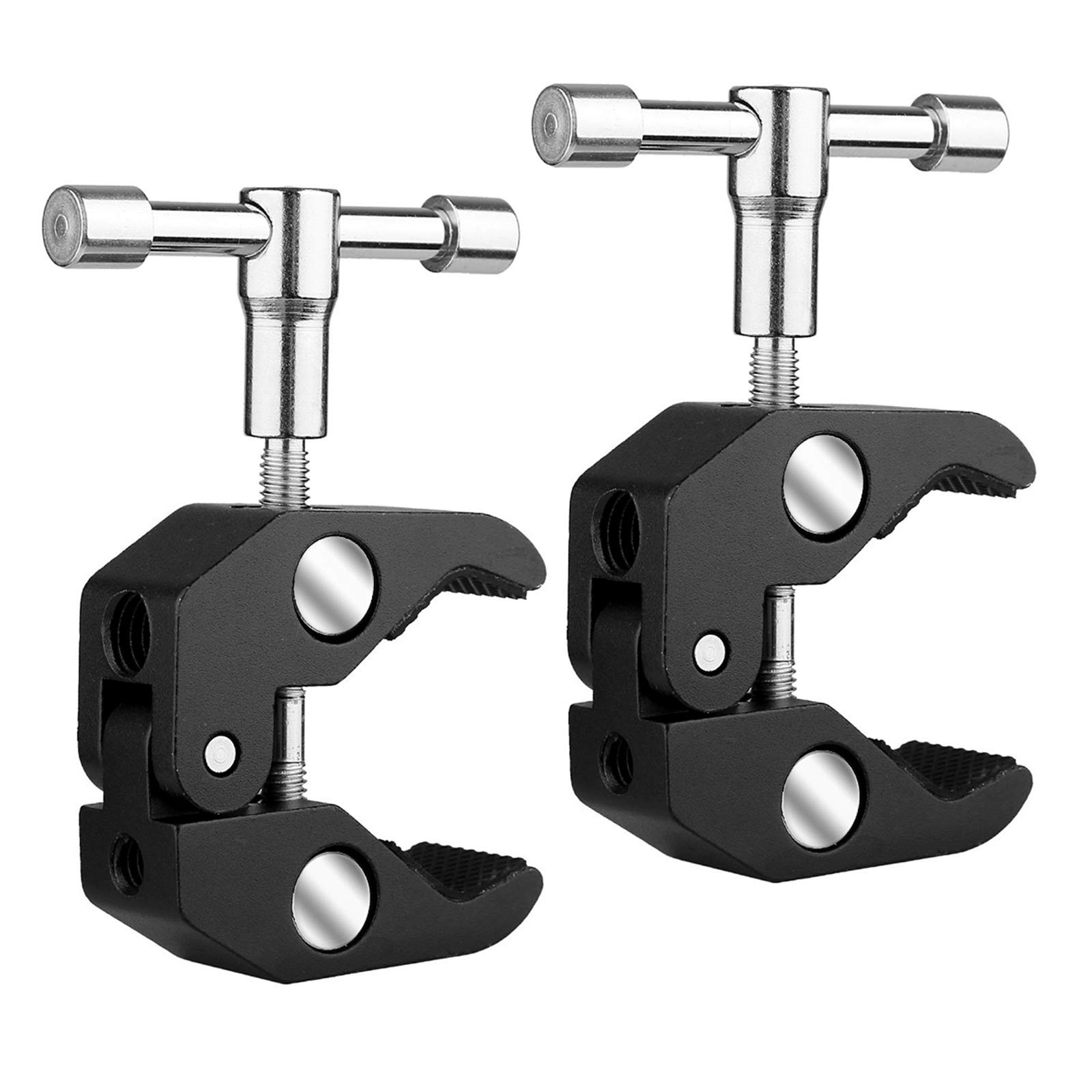 Buy SLOW DOLPHIN Super Clamp for DSLR & Cameras - 1/4'' & 3/8'' Thread Clip (2PCS) for Lights, Umbrellas & More