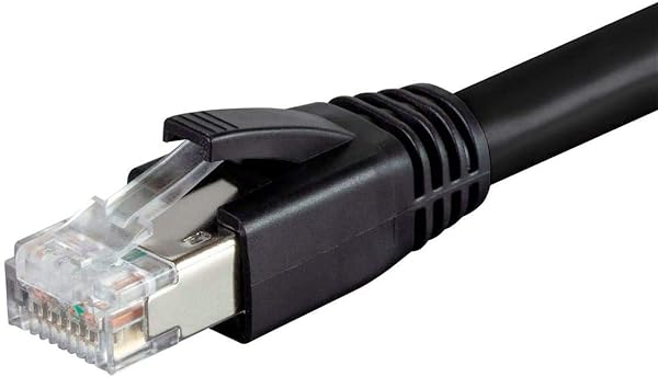 Nippon Labs Nippon Labs Cat8 RJ45 5FT Ethernet Patch Internet Network LAN Cable, Indoor/Outdoor, 24AWG Shielded Latest 40Gbps 2000Mhz, Weatherproof S/FTP for Router, PS4, PS5, Xbox, PoE, Switch, Modem (Black) - View 4 of 6