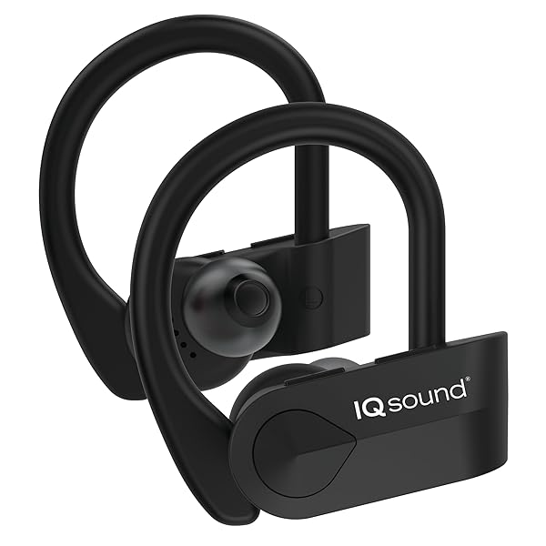 Supersonic IQ Sound IQ-140TWS True Wireless Sport Earbuds Lightweight Bluetooth with Mic 5hrs Playtime Sweat Proof Compatible with iPhone Android Black - View 2 of 5