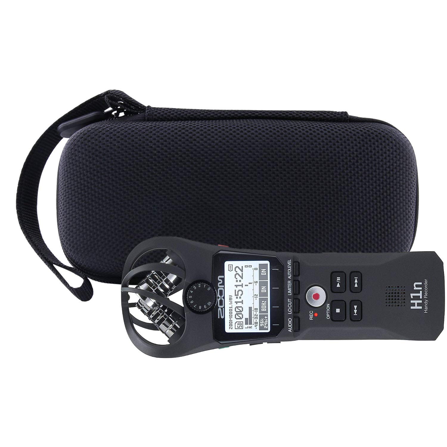 WERJIA WERJIA Hard EVA Travel Case for Zoom H1n ZH1 H1 Handy Recorder Black Durable Protection and Easy Carrying - View 6 of 7