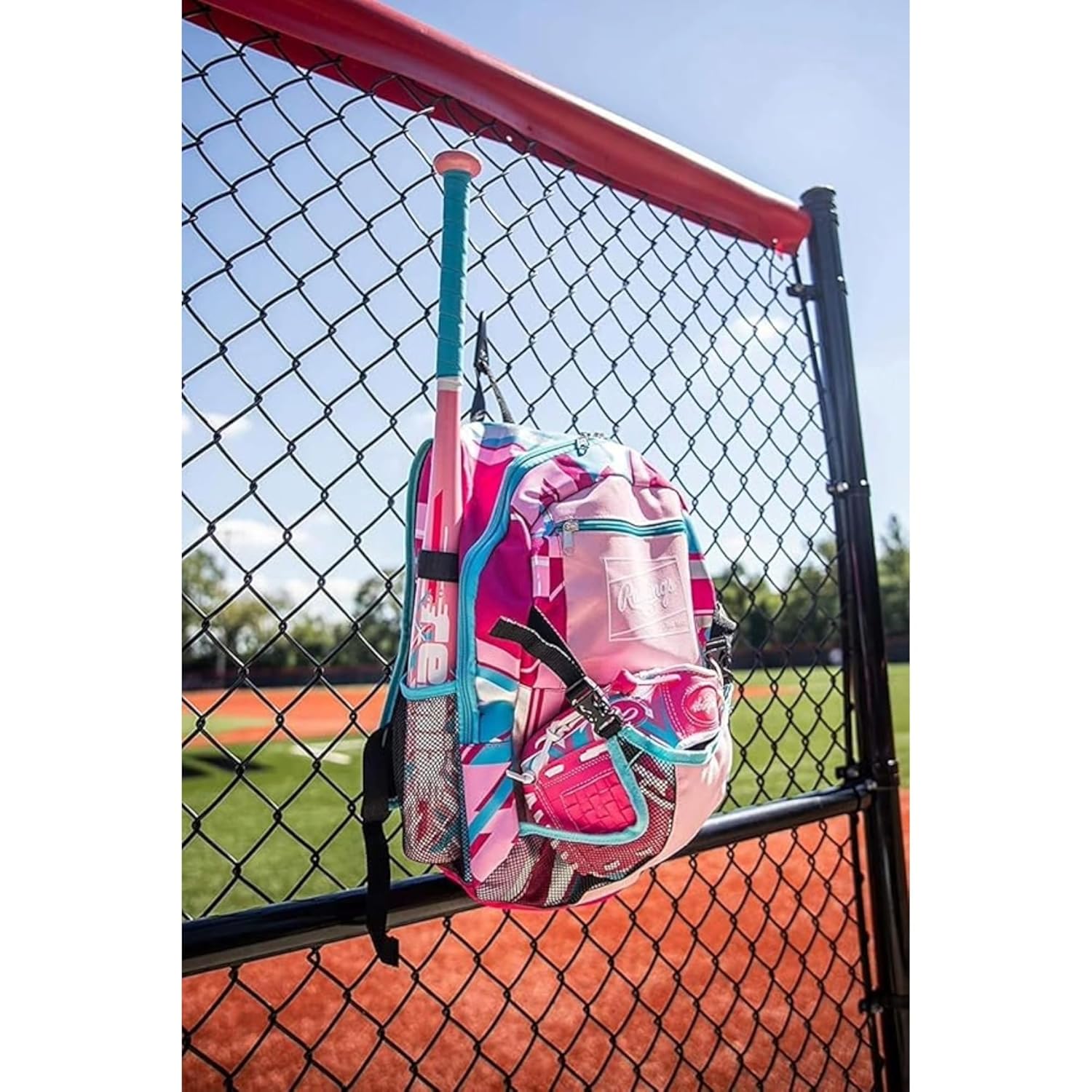Rawlings Rawlings REMIX T-Ball and Youth Baseball Glove Right Hand Throw 9 Inch Pink - View 3 of 7