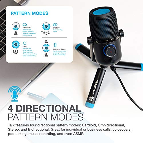 JLab JLab Talk USB Microphone Review: Versatile Cardioid & Omnidirectional with 96k Sample Rate & Easy Plug & Play - View 6 of 9
