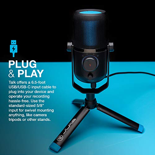 JLab JLab Talk USB Microphone Review: Versatile Cardioid & Omnidirectional with 96k Sample Rate & Easy Plug & Play - View 8 of 9