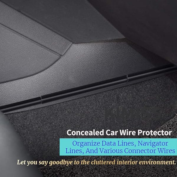 KIMISS KIMISS 4Pcs Car Wire Sleeve Concealed Cable Organizers for Neat and Tidy Vehicle Wiring - View 4 of 10