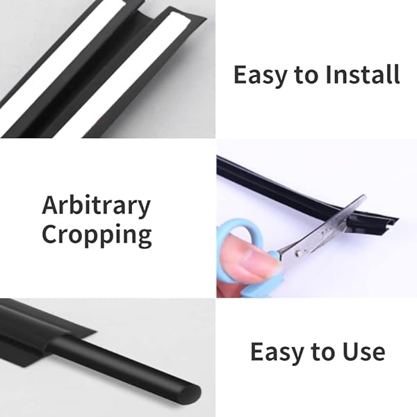 KIMISS KIMISS 4Pcs Car Wire Sleeve Concealed Cable Organizers for Neat and Tidy Vehicle Wiring - View 7 of 10