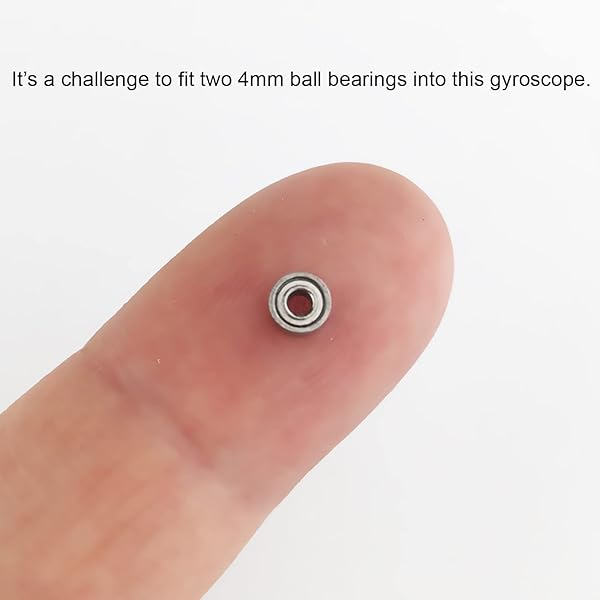 DjuiinoStar DjuiinoStar Heavy Duty Gyroscope Solid Stainless Steel Rotor 8000 RPM Sturdy Gaming Experience High End Office Toy Addictive Science Gear DG-5PRO-01 - View 4 of 8