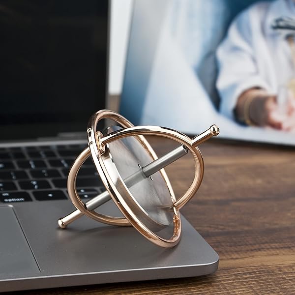 DjuiinoStar DjuiinoStar Heavy Duty Gyroscope Solid Stainless Steel Rotor 8000 RPM Sturdy Gaming Experience High End Office Toy Addictive Science Gear DG-5PRO-01 - View 7 of 8