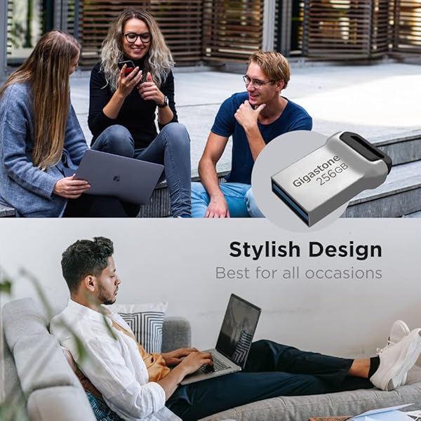 Gigastone GIGASTONE Z90 256GB USB 3.2 Gen1 Flash Drive 2-Pack Waterproof Compact Reliable Performance Pen Drive - View 4 of 9