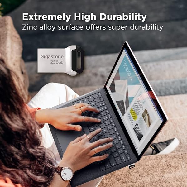 Gigastone GIGASTONE Z90 256GB USB 3.2 Gen1 Flash Drive 2-Pack Waterproof Compact Reliable Performance Pen Drive - View 5 of 9