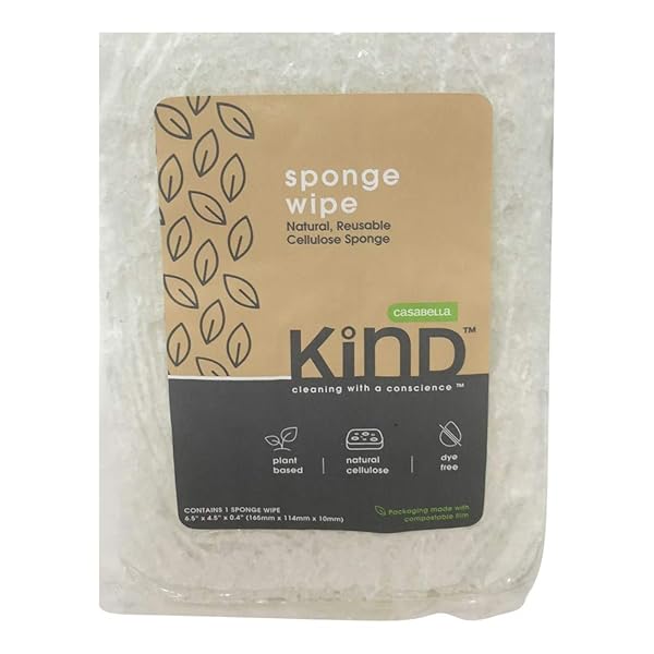 CASABELLA CASABELLA Sponge Wipe - Versatile Cleaning Solution for Home & Kitchen | 1 CT