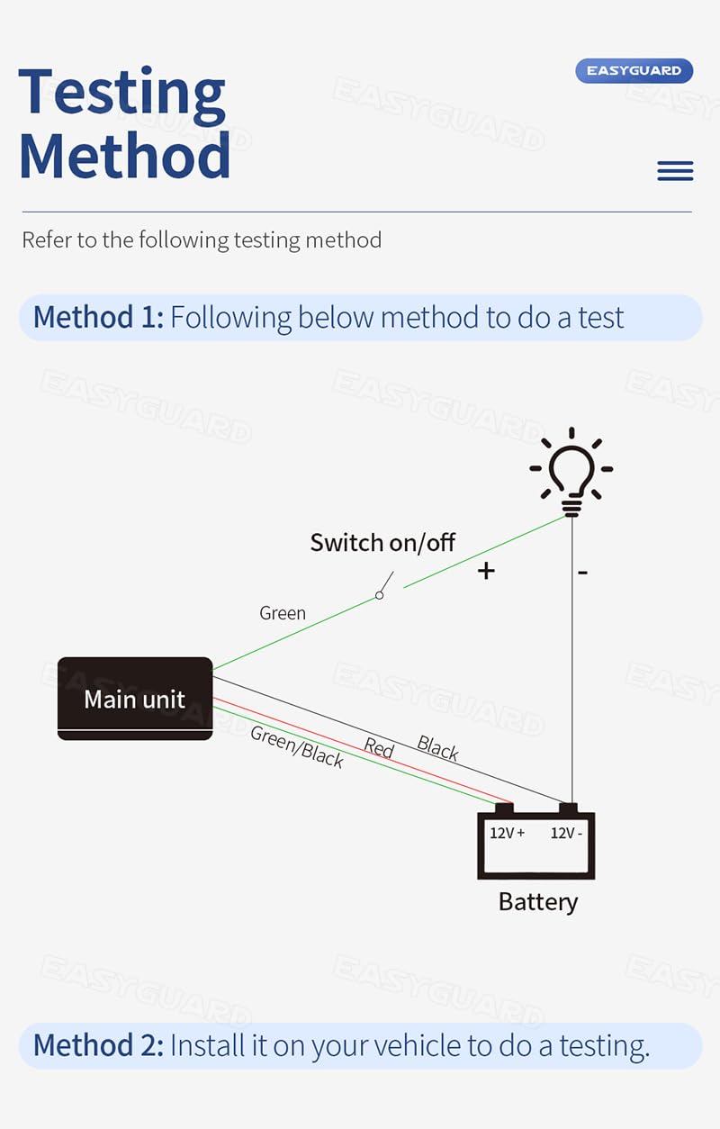 EASYGUARD EASYGUARD IM001 RFID 24GH Wireless Car Immobiliser Security System with Automatic Lock Unlock Anti-Hijacking Anti-Theft Easy DIY Installation - View 8 of 8