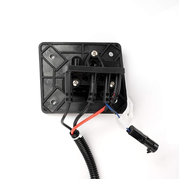 Roykaw Roykaw Golf Cart 48 Volts Charger Receptacle Delta-Q Socket with Wires for EZGO RXV TXT 2008-Up and 2Five 2010-Up Electric Golf Cart - View 4 of 7