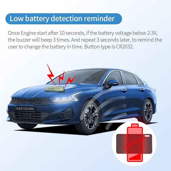 EASYGUARD EASYGUARD IM002 Car Immobiliser System with Remote Control Anti-Theft Engine Lock Unlock 2-Pack for Cars SUVs Pickup Trucks - View 9 of 10