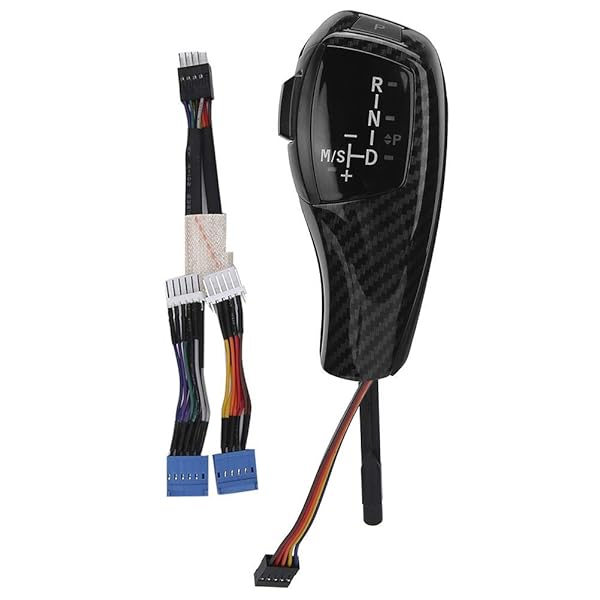 KIMISS KIMISS LED Gear Shift Knob Retrofit Kit for E90 E92 E84 E89 F30 LHD Automatic Carbon Pattern